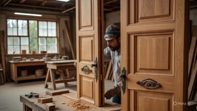 تفصيل أبواب كلاسيك حسب الطلب الدمام