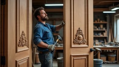 تفصيل أبواب خارجية ببدر