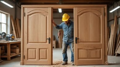 تفصيل أبواب خارجية بمحايل عسير