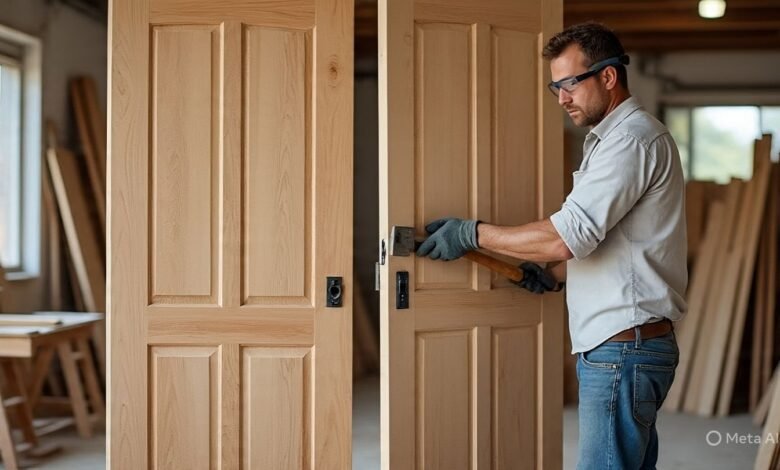 تفصيل أبواب خارجية بالعيدابي