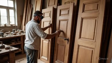 تفصيل أبواب كلاسيك بوادي الدواسر