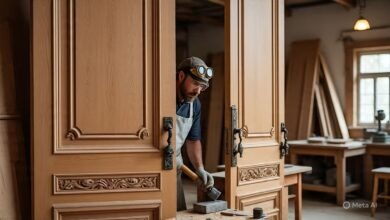 تفصيل أبواب كلاسيك بالافلاج 0567625734 5 تفصيل أبواب كلاسيك بالافلاج