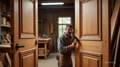 تفصيل أبواب كلاسيك بالسليل