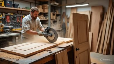 تفصيل أبواب كلاسيك بالقنفذة