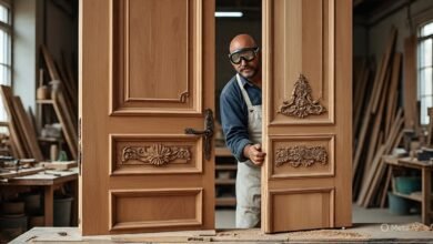 تفصيل أبواب كلاسيك بخميس مشيط