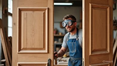 تفصيل أبواب كلاسيك بابو عريش