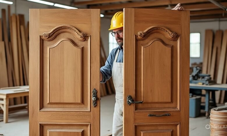 تفصيل أبواب كلاسيك بفيفا 0567625734 1 تفصيل أبواب كلاسيك بفيفا