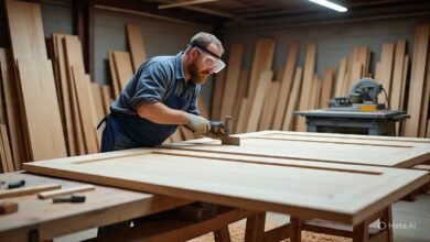 تفصيل أبواب خارجية بالدوامي