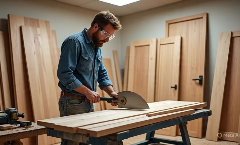 تفصيل أبواب داخلية بأسعار منافسة في الدمام