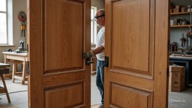 تفصيل أبواب غرف نوم بأسعار منافسة الدمام