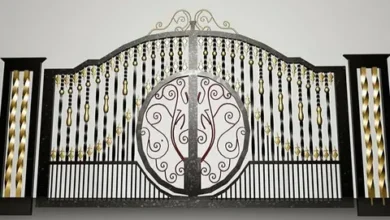 دهان ابواب بالوان عصرية بالدمام